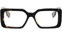 Baguette Red Rectangular Eyeglasses
