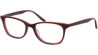 Cassady Red Rectangular Eyeglasses