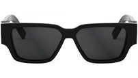 CD Diamond 5I Shiny Black Squared Sunglasses
