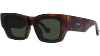 Signature Tortoise Rectangular Sunglasses