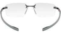 Flex Silver Rectangular Eyeglasses