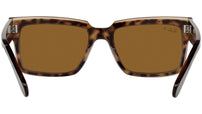 Inverness RB2191 129257 havana on transparent brown