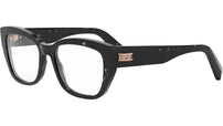 B.zero1 Black Geometric Eyeglasses