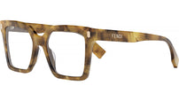 Fendi Bold Honey Square Eyeglasses