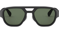 Aluminium Black Pilot Sunglasses