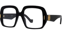 Anagram Black Geometric Eyeglasses