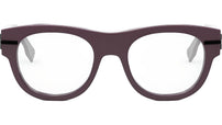 Fendigraphy Red Round Eyeglasses