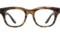 Bridge Brown Square Eyeglasses