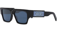 CD SU Black Geometric Sunglasses