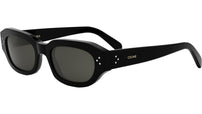 3 Dots Black Geometric Sunglasses