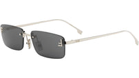 Fendi First Crystal Light Gold Square Sunglasses