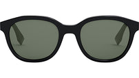 Fendi Essential Black Round Sunglasses