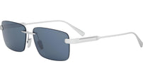 Octo Finissimo Silver Rectangular Sunglasses