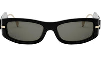 Fendigraphy Black Oval Sunglasses
