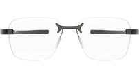 Flex Black Geometric Eyeglasses