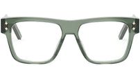 CD DiamondO S6I Green Square Eyeglasses