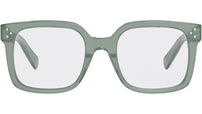 3 Dots Green Square Eyeglasses