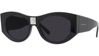 4Gem Black Oval Sunglasses