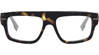Fendigraphy Havana Rectangular Eyeglasses