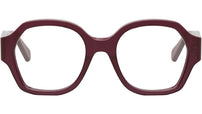 Triomphe Milky Bordeaux Geometric Eyeglasses