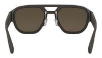 Aluminium Brown Pilot Sunglasses