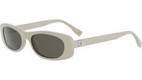 FF Squared Grey Oval Sunglasses
