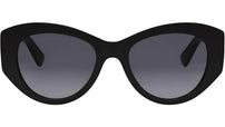 Tubogas Black Oval Sunglasses