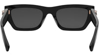 B.zero1 Black Rectangular Sunglasses