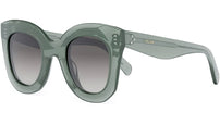 CELINE 3 Dots Green Butterfly Sunglasses