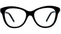 Pearl Black Cat Eye Eyeglasses