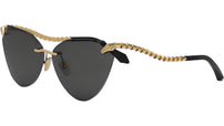Serpenti Gold Cat Eye Sunglasses