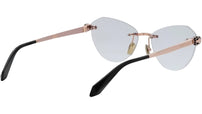 Serpenti Forever Rose Gold Cat Eye Eyeglasses