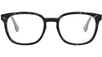 Fendi Fine FE50047I 052 Dark Havana Geometric Eyeglasses