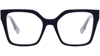 Fendi Way Blue Square Eyeglasses