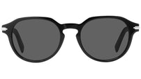 DiorBlackSuit R2I Black Round Sunglasses