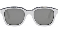 Fendi Bilayer White Square Sunglasses