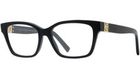 4G Black Rectangular Eyeglasses