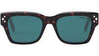 CD Diamond S2I Havana Geometric Sunglasses