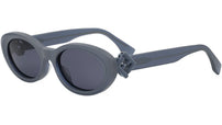 FF Diamonds Blue Cat Eye Sunglasses