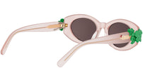Dior Clover B1I Pink Oval Sunglasses