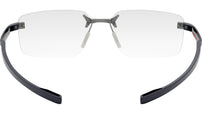Flex Silver Rectangular Eyeglasses