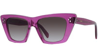 CELINE 3 Dots Violet Cat Eye Sunglasses