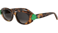Dior Clover B1I Havana Oval Sunglasses
