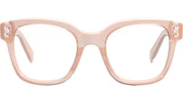 CELINE 3 Dots Pink Square Eyeglasses