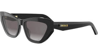 CDior B6I Shiny Black Cat Eye Sunglasses