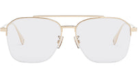 Fendi Travel Gold Square Eyeglasses