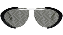 FendiLand Black Oval Sunglasses