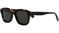 Fendi Bilayer Black Square Sunglasses