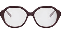 CELINE Thin Brown Geometric Eyeglasses