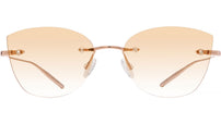 Brandy Gold Cat Eye Sunglasses